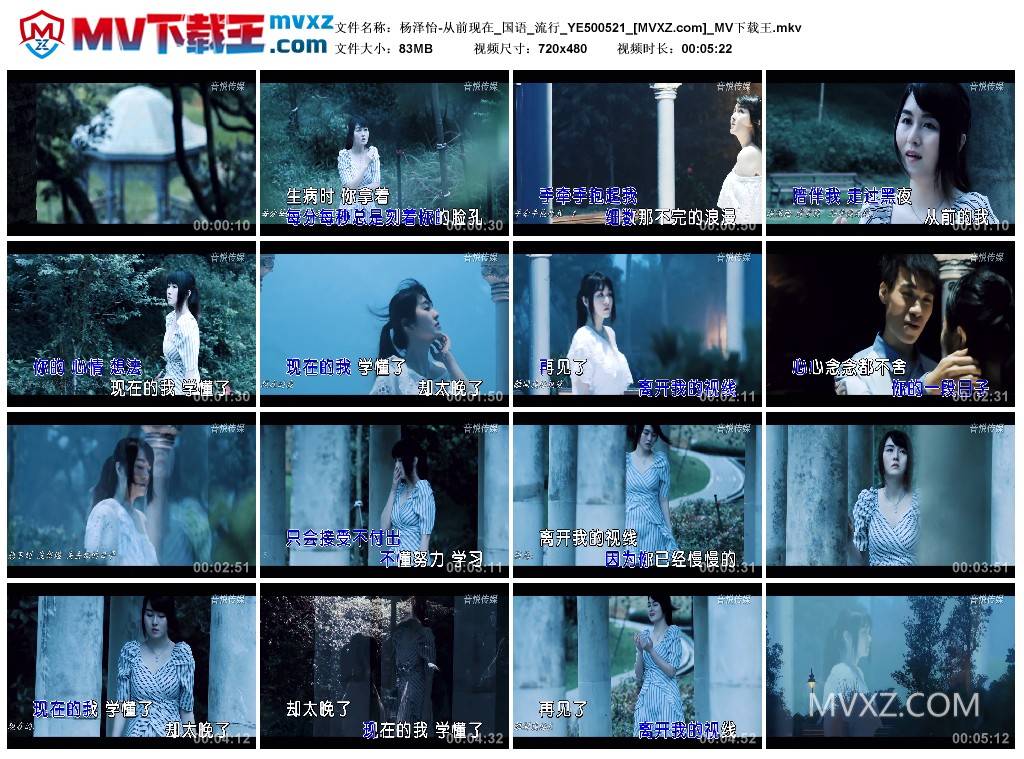 杨泽怡-从前现在_国语_流行_YE500521